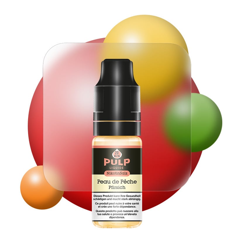 E-liquide Peau de Pêche NS - Sels de nicotine - Pulp | 10ml