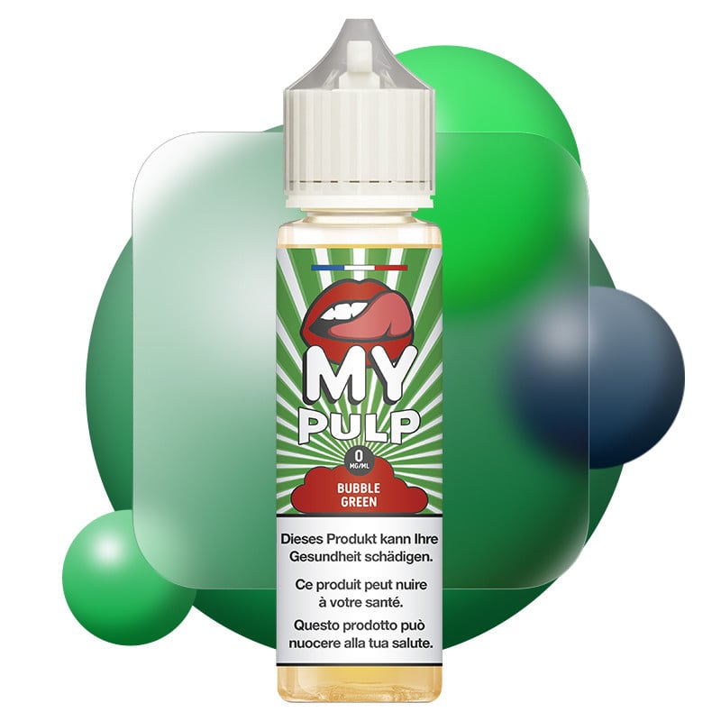 E-liquide Bubble Green My Pulp format shortfill