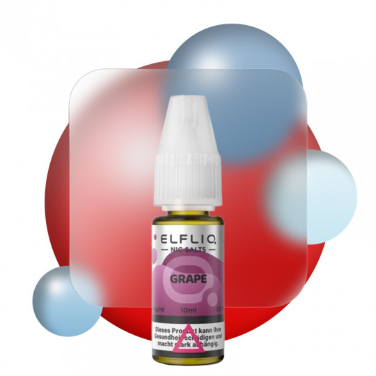 Grape - Nicotine Salts - Elfliq by Elfbar | 10 ml