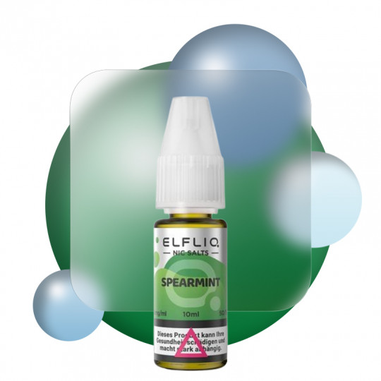 Spearmint - Sels de Nicotine - Elfliq by Elfbar | 10 ml