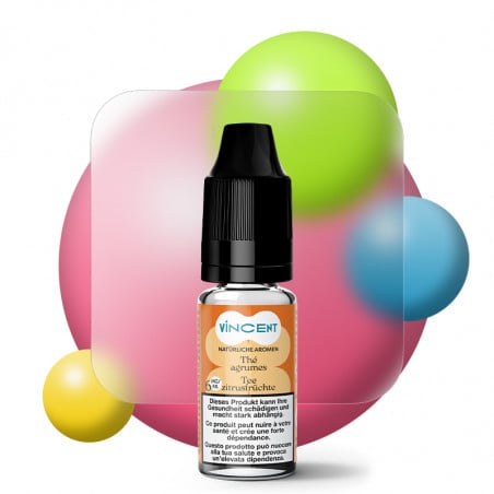 elfbar nachfüll pod läuft aus Tangerine, orange, lemon flavour Tea-style e-liquid Vincent VDLV 10ml