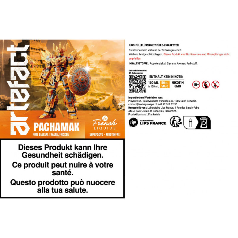 Pachamak - Artefact by Le French Liquide | 100 ml in 120 ml