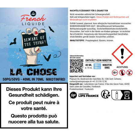 La Chose - Shortfill Format - Le french Liquide | 40ml