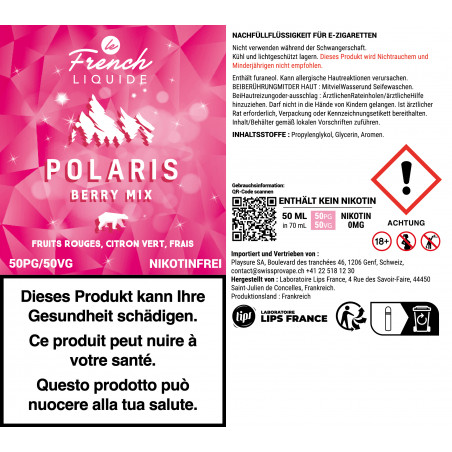 Polaris Berry Mix - Shortfill Format - Le French Liquide | 50ml