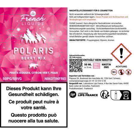 Polaris Berry Mix - Shortfill Format - Le French Liquide | 50ml