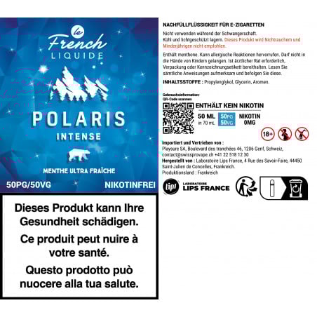 Polaris Intense - Shortfill Format - Le French Liquide | 50ml