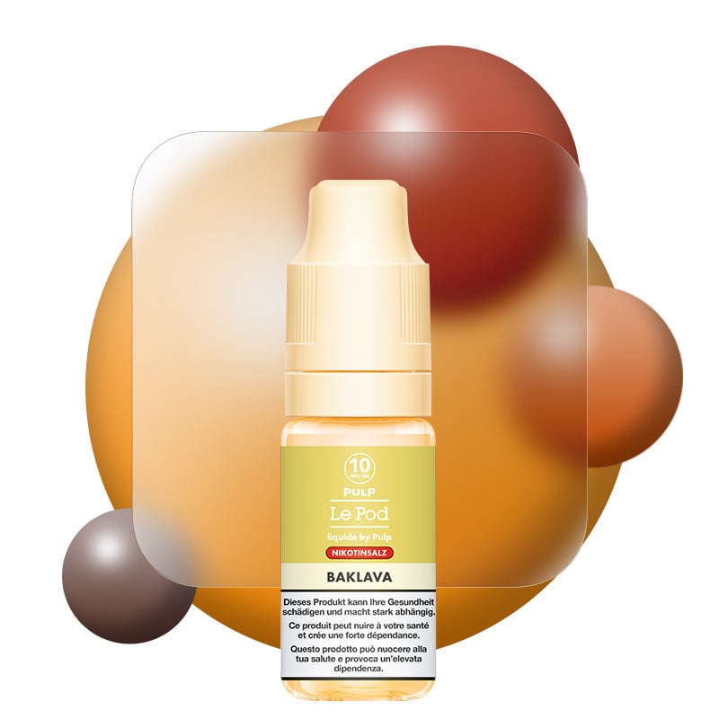 Baklava - Sels de nicotine - Le POD by Pulp