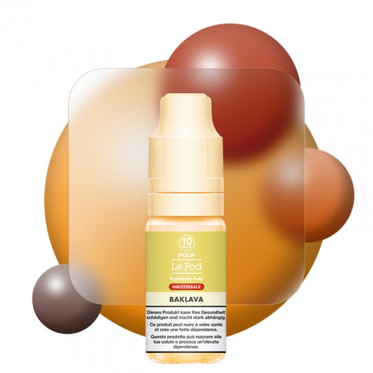 Baklava - Sels de nicotine - Le POD by Pulp | 10 ml