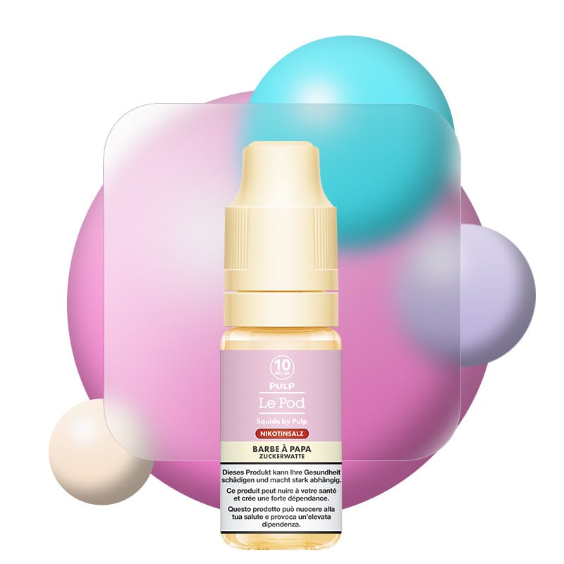 Barbe à papa - Le Pod by Pulp Sels de nicotine - 10ml