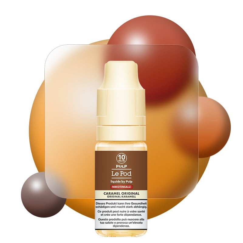 Caramel Original - Sels de nicotine Le POD by Pulp - 10ml