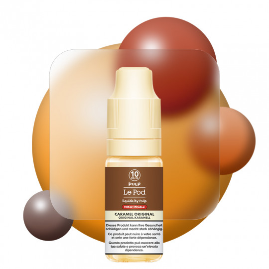 Caramel Original - Sels de nicotine - Le POD by Pulp | 10 ml
