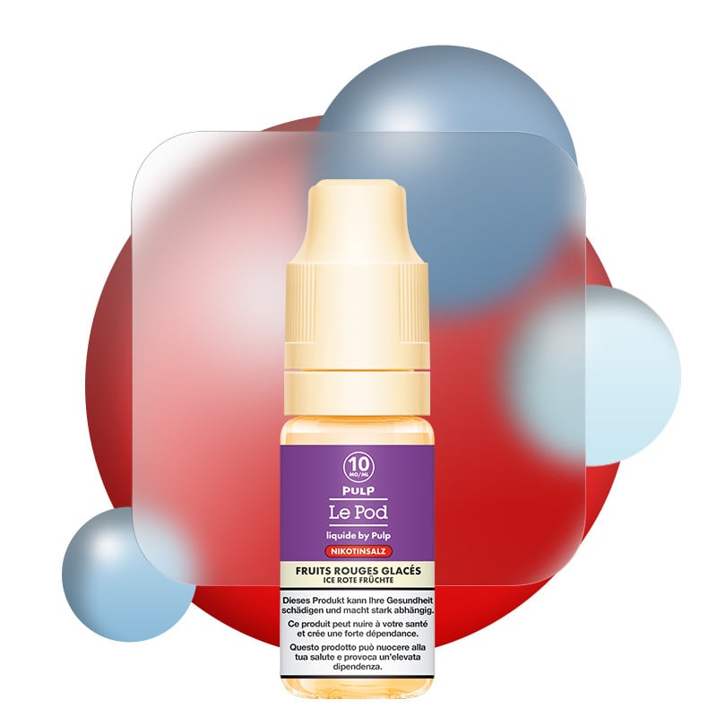 Fruits Rouges Glacés - Sels de nicotine - Le POD by Pulp - 10ml