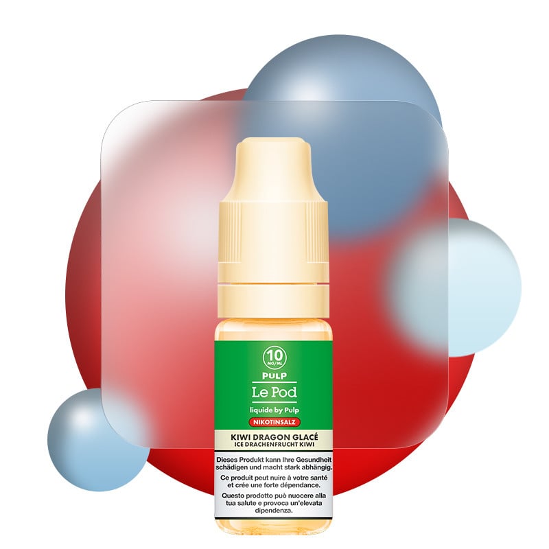 Kiwi Dragon Glacé - Sels de nicotine - Le POD by Pulp