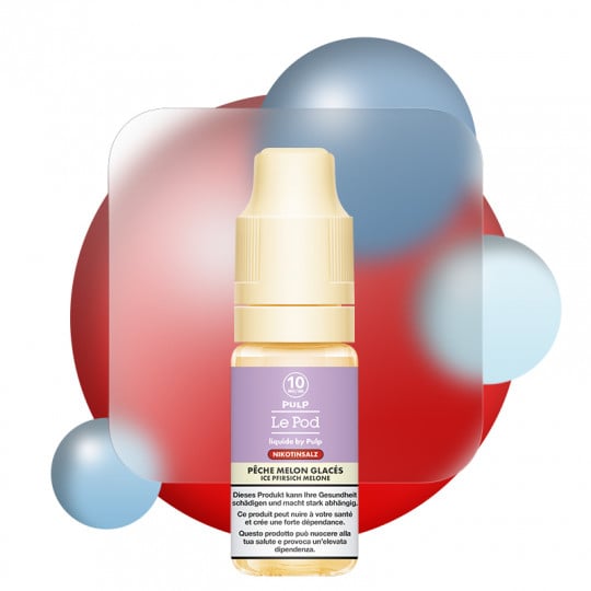Frosted Peach Melon - Nicotine Salts - Le POD by Pulp | 10 ml