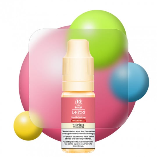 Thé Pêche - Sels de nicotine - Le POD by Pulp | 10 ml