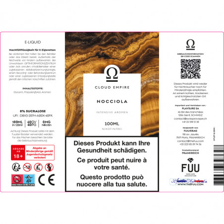 Nocciola - Cloud Empire by Fuu | 100 ml in 120 ml