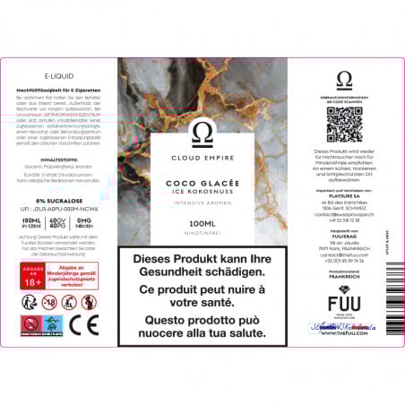 Ice-Kokosnuss - Cloud Empire by Fuu | 100 ml in 120 ml