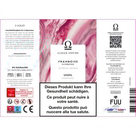 Framboise - Cloud Empire by Fuu | 100 ml in 120 ml
