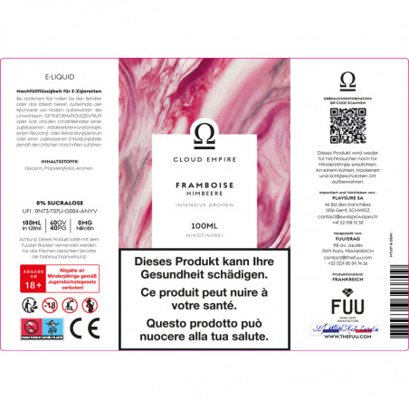 Himbeere - Cloud Empire by Fuu | 100 ml in 120 ml