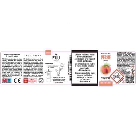 Pêche - Sels de Nicotine - Prime By The FUU | 10ml