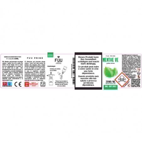 Mint VE - Nicotinsalt - Prime by the Fuu | 10ml