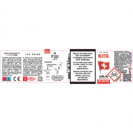 Neutral - Nikotinsalz - Prime by the Fuu | 10ml