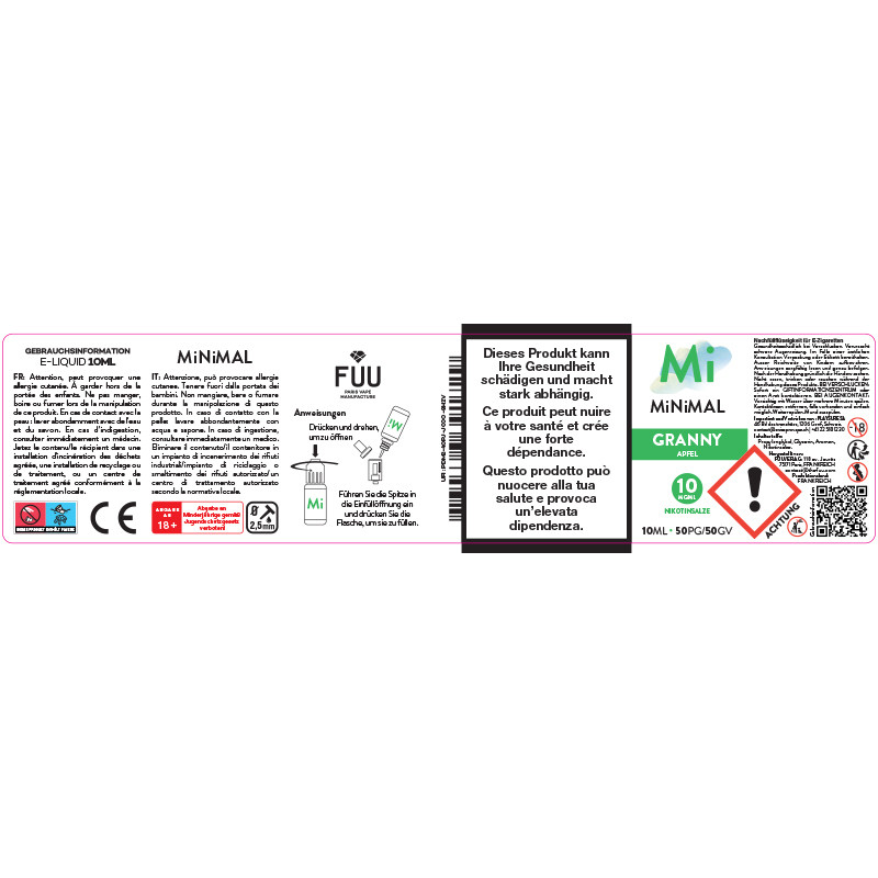 Granny - Nicotine Salt - Minimal by The Fuu | 10ml