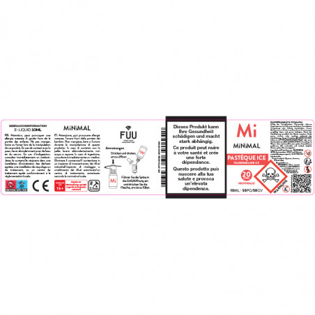 Watermelon Ice - Nicotine Salt - Minimal By The FUU | 10ml