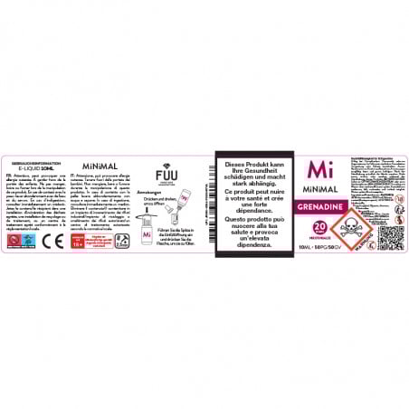 Grenadine - Nicotine Salts - Minimal by The Fuu | 10ml