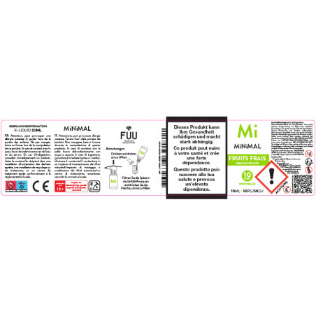 Fresh Fruit - Nicotine Salts - Minimal by The Fuu | 10ml