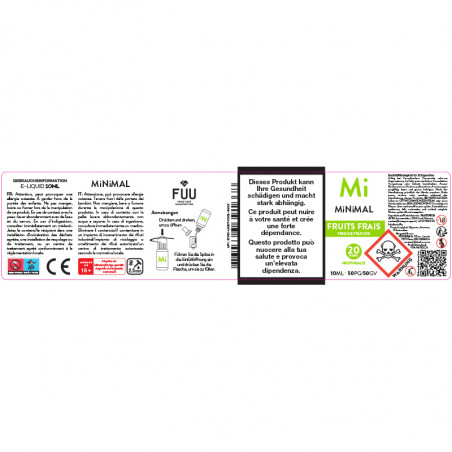 Fresh Fruit - Nicotine Salts - Minimal by The Fuu | 10ml