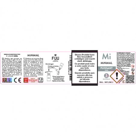 Puissant - Nicotine Salts - Minimal By The FUU | 10ml