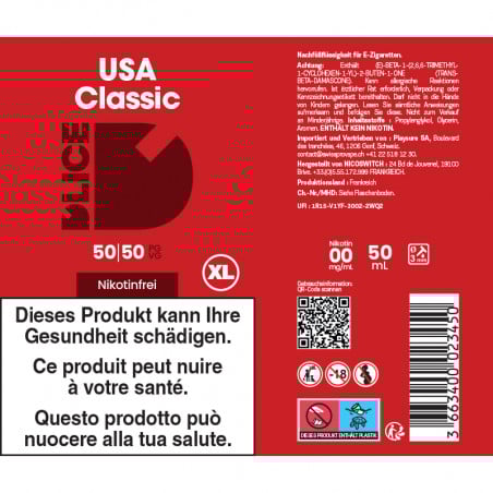 USA Classic - D'lice XL | 50ml in 75ml