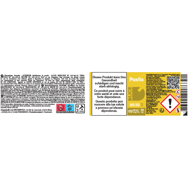 Pastis - D'lice | 10ml