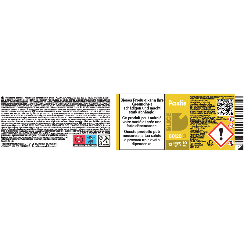 Pastis - D'lice | 10ml