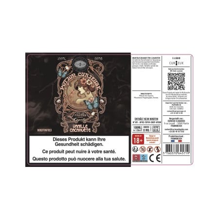 Vanille Erdnuss (Capella-Aromen) - Potion Curieuse by Curieux | 100 ml in 120 ml