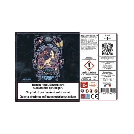 Raspberry Dragon (Capella Aromas) - Potion Curieuse by Curieux | 100 ml in 120 ml