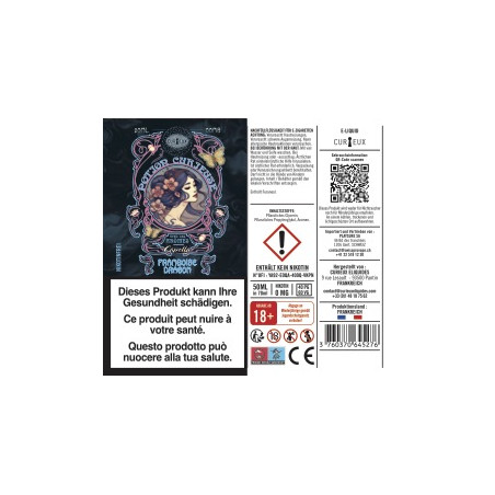 Raspberry Dragon (Capella Aromas) - Potion Curieuse by Curieux | 50 ml in 70 ml