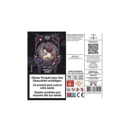 Blueberry Grape (Capella Aromas) - Potion Curieuse by Curieux | 50 ml in 70 ml