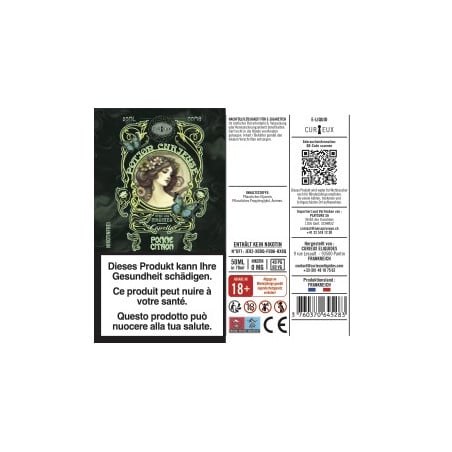 Apfel Zitrone (Capella-Aromen) - Potion Curieuse by Curieux | 50 ml in 70 ml