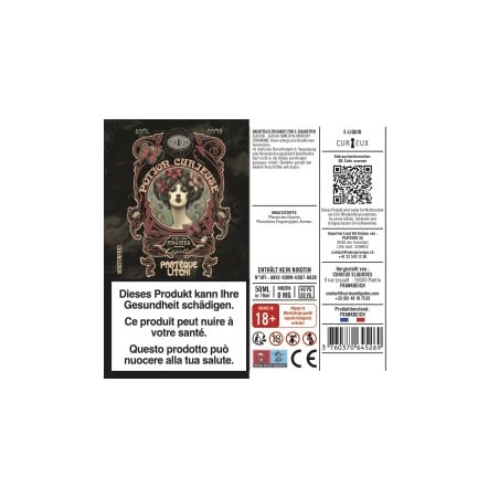 Watermelon Lychee (Capella Aromas) - Potion Curieuse by Curieux | 50 ml in 70 ml