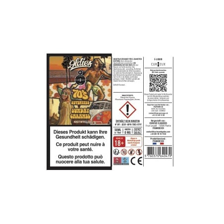 Seventies - 70'S - Édition Oldies by Curieux | 50ml "Shortfill 70ml"