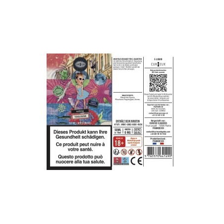 Nothing Toulouse (Veilchen-Bonbons & Rote Früchte) - Édition Hexagone by Curieux | 50ml "Shortfill 70ml"