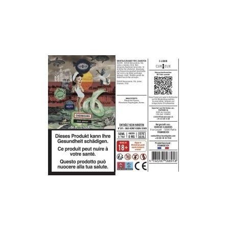 Cherbourg Mon Amour - Édition Hexagone by Curieux | 50ml "Shortfill 70ml"