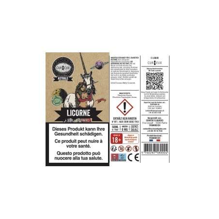 Licorne - Shortfill Format Végétol - Édition Astrale by Curieux | 50ml