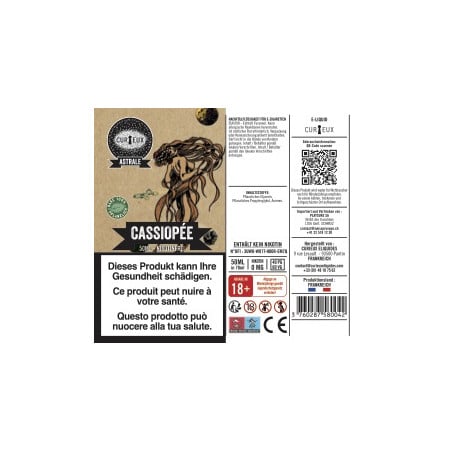 Cassiopée - Shortfill Format - Édition Astrale - Curieux | 50ml