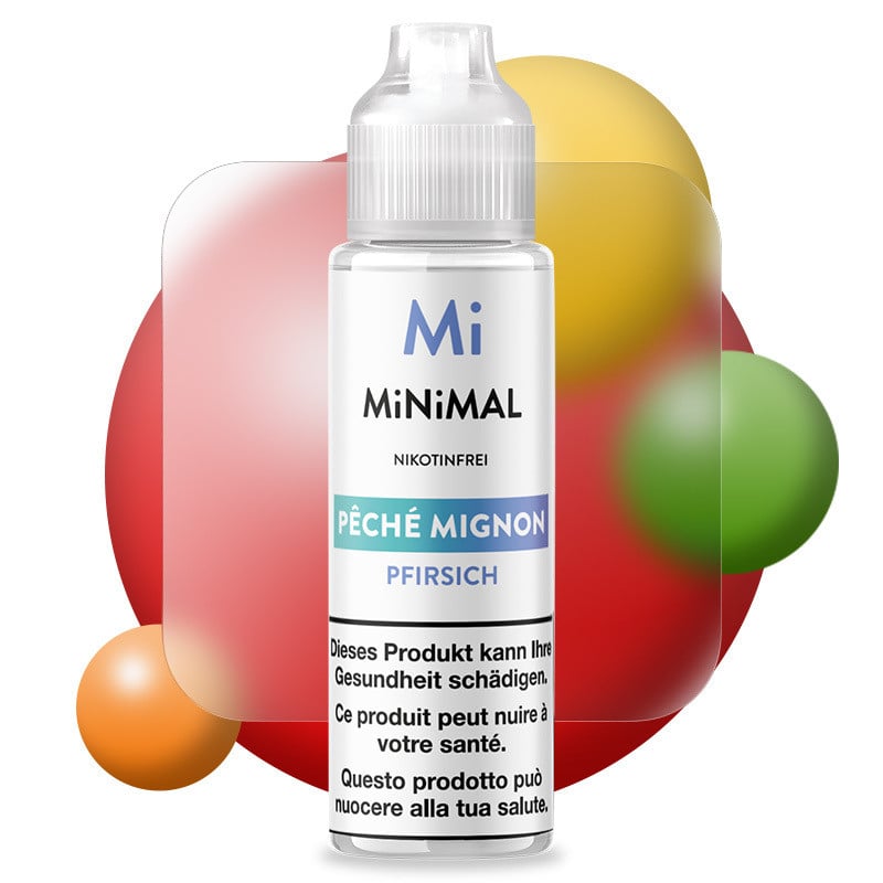 E-liquide Pêché Mignon Minimal par Fuu - Grand format 50 ml