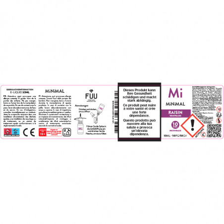 Traube - Nikotinsalze - Minimal By The FUU | 10ml