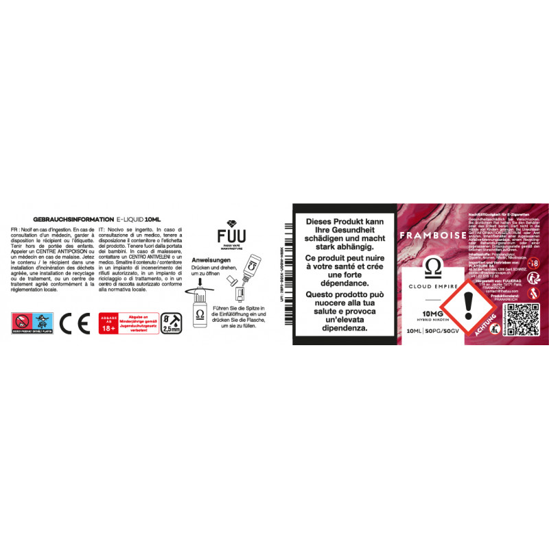 Framboise - Cloud Empire by Fuu | 10 ml