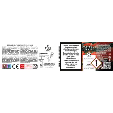 Wassermelone Erdbeere - Cloud Empire by Fuu | 10 ml